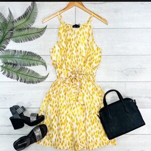 Yellow halter dress 💛